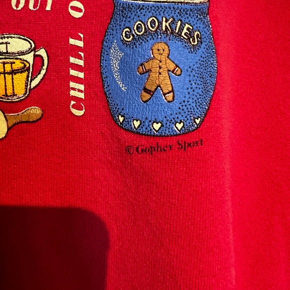 Vintage gingerbread man sweat shirt  Christmas holiday - Picture 7 of 9